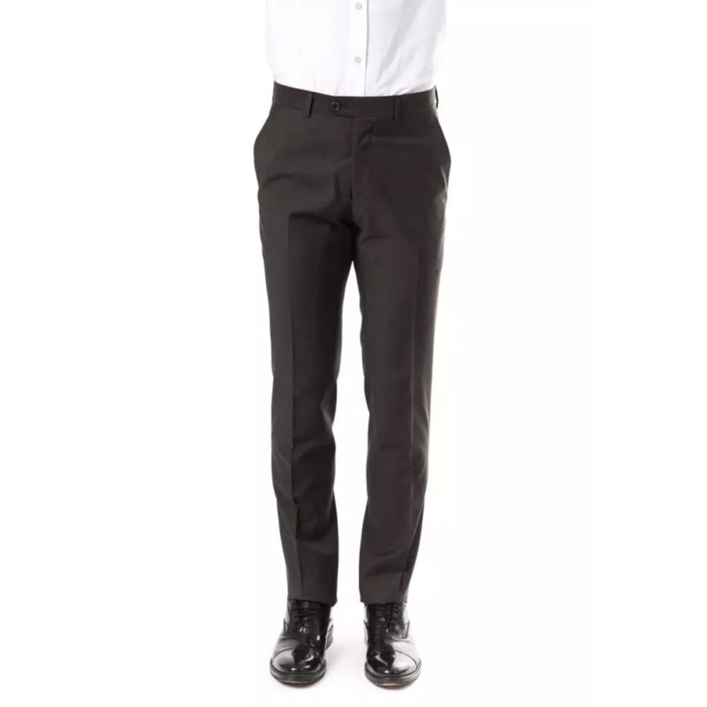 Uominitaliani Gray Wool Men's Suit Men's Pant
